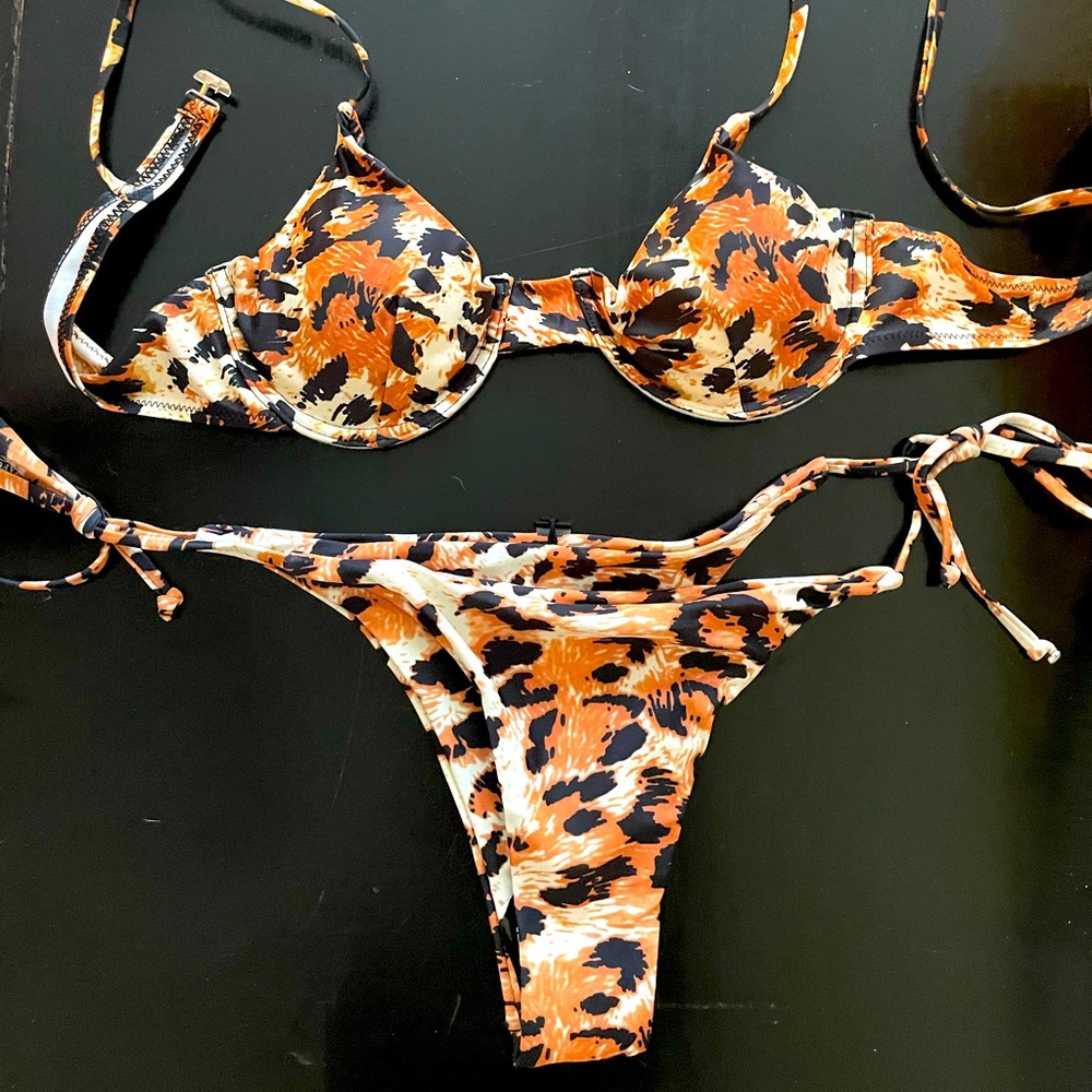 Zaful animal print bikini